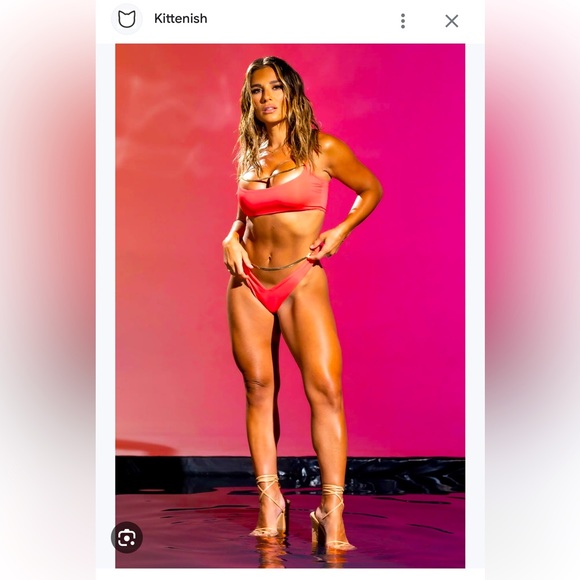 Kittenish brand by Jesse James decker, two piece swimsuit - Picture 1 of 3